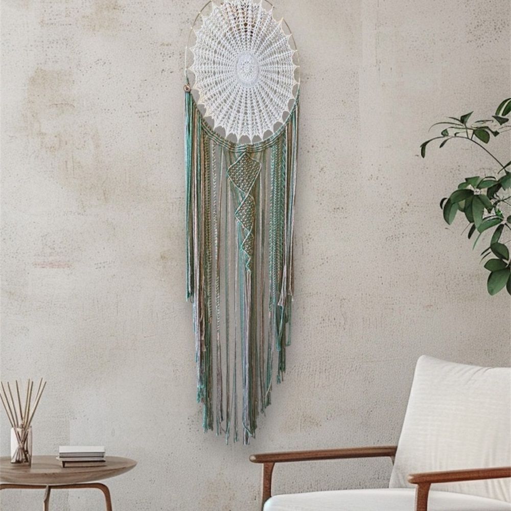 Large Handmade Macrame Wall Hanging - Bohemian Home Decor
